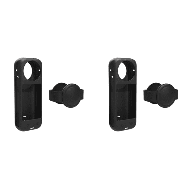 Funda Protectora Silicona Antirrayas Con Tapa Lente para Insta360 X4()