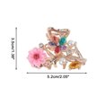 thumbnail image 4 of Ofertas Únicas 1 Pc Clip de Garra Linda Flor con Perlas Colorido, 4 of 5