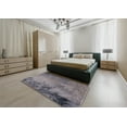 thumbnail image 5 of Ahgly Company Machine Washable Indoor Square Industrial Modern Gray Area Rugs, 6' Square, 5 of 7