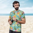 thumbnail image 4 of Wukai Cute Pineapples Print Men's Short-Sleeved Mesh T-Shirt,Quick-Dry Short Sleeve Workout T-Shirt-4X-Large, 4 of 8