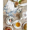thumbnail image 4 of Blue Coastal Starfish Kitchen Dish Towels for Drying Dishes Set of 4, Beach Nautical Shell Eucalyptus Summer Waffle Weave Microfiber Hand Tea Bathroom Towels Quick Dry & Absorbent Towel 15.7x23.6, 4 of 7