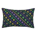 thumbnail image 1 of Balery Mardi Gras Strings of Beads Funda de Cojín Estampada, Regalos para Mujeres, Regalos de Amor para Ella, Regalos para Novia o Esposa, Funda de Almohada-14"x20", 1 of 6