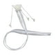 thumbnail image 5 of Pasador de pelo con borla de metal estilo chino retro, pasador de cinta Hanfu para cosplay Blanco, 5 of 9