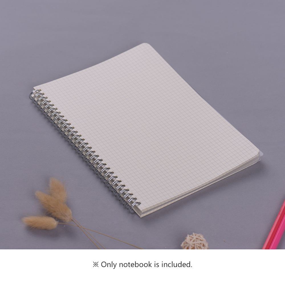 B5 Coil Notebook Spiral Notebooks with Elastic Band Dotted Pages Diary H0S3 
