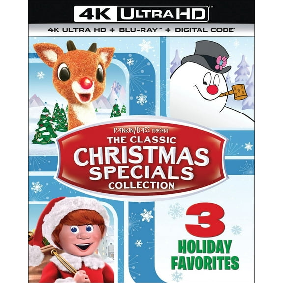 The Original Christmas Specials Collection (Rudolph The Red-Nosed Reindeer / Frosty The Snowman / Santa Claus Is Comin' To Town) (4K Ultra HD   Blu-ray   Digital Copy)