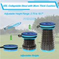 thumbnail image 4 of 2025 Upgraded XXL Collapsible Stool with Cushion 19.7",1000lbs Max Weight,Wider & Taller Pop Up Seat, Heavy Duty Portable Retractable Folding Chair or Travel Foot Rest for Camping & Outdoors, 4 of 15