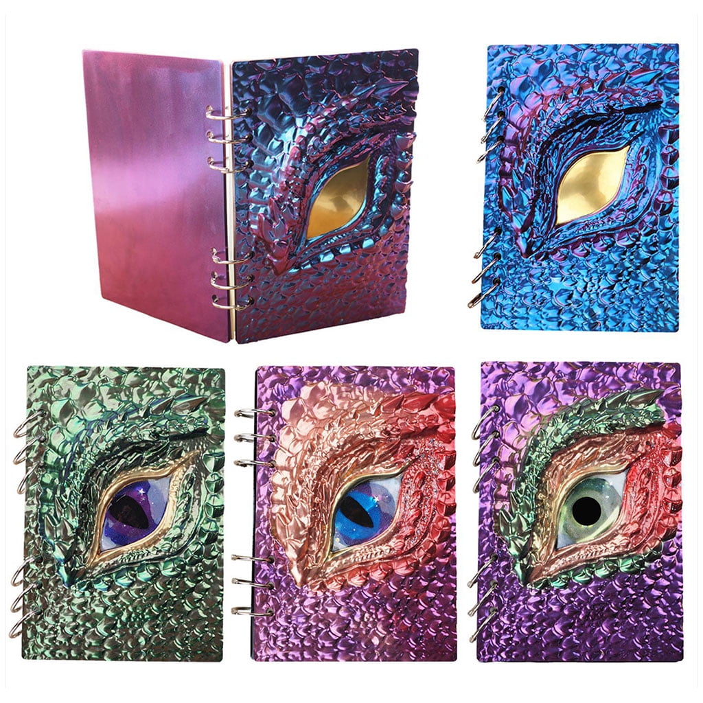 Dragon Eye Notebook Cover Epoxy Resin Casting Mold Silicone Book for Case Mo
