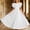 White, variant on Babcutegg Elegant Chiffon Formal Dress With Ruffled Cap Sleeves, Floor-Length Silhouette And Delicate Gathered Waist For Special Occasions White Size 9