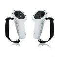 thumbnail image 6 of husxh Anti Slip Anti Throw Grip Cover Kit Silicone Battery Cover Removable Battery Controller Case Kit with Wrist Knuckle Strap Rocker Cap for Meta Quest 3 VR Accessories, 6 of 9