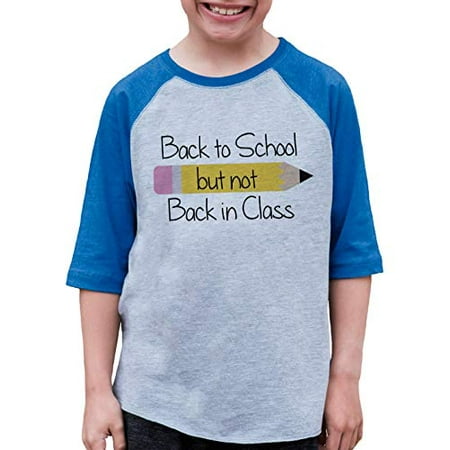 

7 ate 9 Apparel Back to School Not Back in Class Blue Shirt 2T
