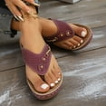 thumbnail image 6 of Mostsola Slippers for Women Fashion Flip Flops Comfortable Arch Support Wedge Sandals Slides, 6 of 8
