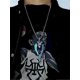 thumbnail image 2 of Wolf Necklace Pendant For Women Men Stainless Steel Luminous Animal Wolf Totem Necklace Teen Halloween Glow In The Dark Jewelry, 2 of 5