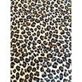thumbnail image 2 of Lilly Craft Brown Leopard Fleece Print Fabric is 58-60" Wide and Sold by the Yard, 2 of 3
