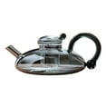thumbnail image 1 of Hyasfey Glass Tea Pot with Removable Tea Brewer Filtration Heat Resistant Glass Teapot for Loose Leaf Tea Stove Microwave Safe BPA-Free Tea Infuser Pitcher, 1 of 8