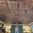 thumbnail image 4 of Drop-In, Glue-Up 2'x2' Faux Tin PVC Ceiling Tile ,Weathered Copper, 4 of 5