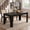 Black, variant on Dovelina 63in Rectangular Dining Table, Engineered Wood Kitchen Table with Seats 6 for Dining Room, Living Room, Home Office, Easy to Assemble