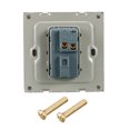 thumbnail image 3 of Doorbell Push Button Switch Wall Mounted Resettable White AC 250V 16A, 3 of 4