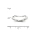 thumbnail image 3 of Auriga Platinum 2mm Comfort Fit Wedding Band Ring Size- 11 for Women, 3 of 5