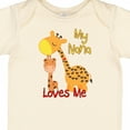 thumbnail image 4 of Inktastic My Nana Loves Me Giraffe Boys or Girls Baby Bodysuit, 4 of 5