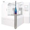 thumbnail image 2 of 10pcs Carbide Countersink Cone, Tungsten Blue Coated Countersink Drill Bits End Mills (0.6mm), 2 of 5