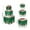 Green, variant on Christmas Nesting Gift Boxes with Lid Christmas Tree Gift Wrap Boxes Xmas Nested Box Set Square Stackable Decoration Boxes