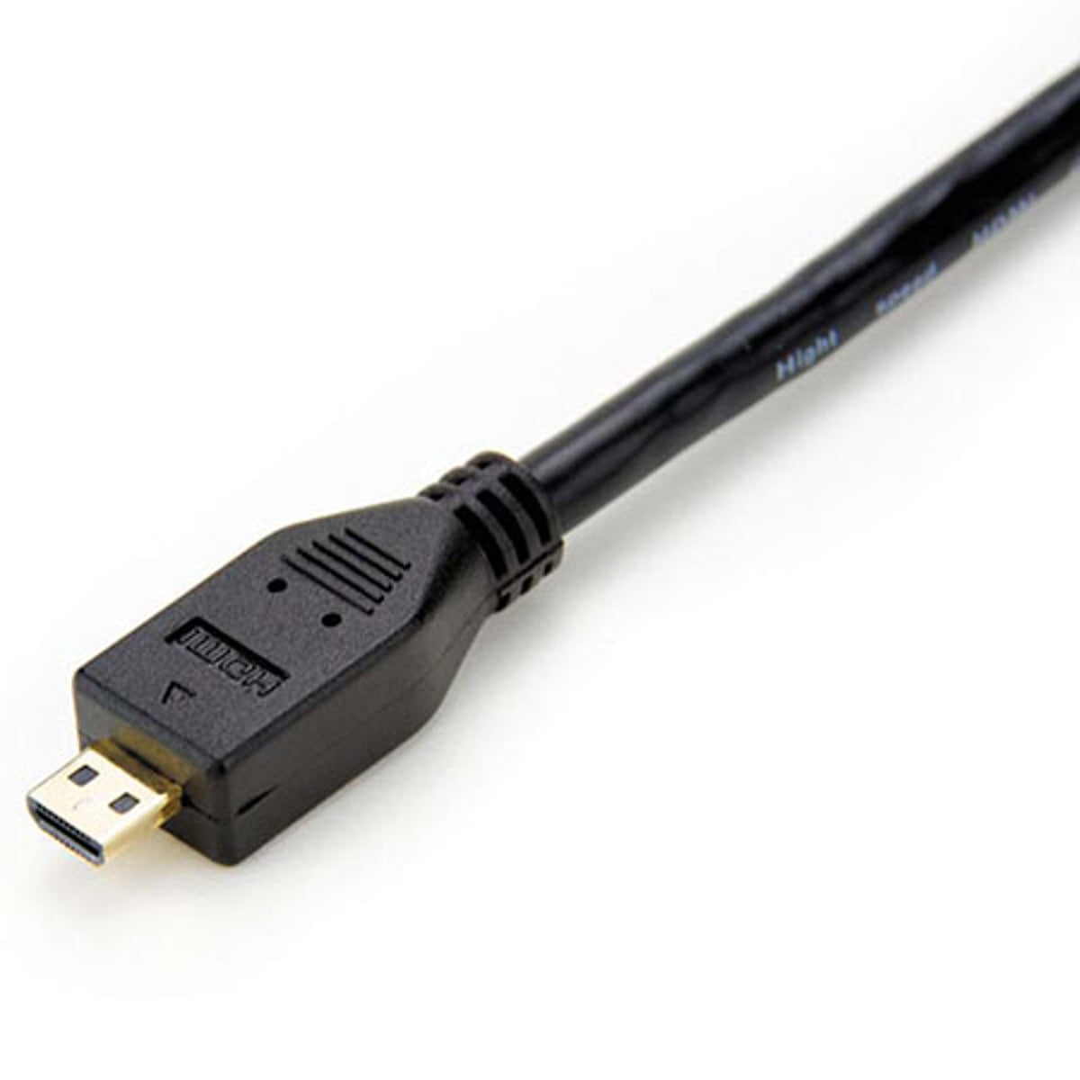 Atomos 11.81"/30cm Coiled Right Angled Micro HDMI to Straight Micro HDMI Cable for Ninja Star