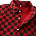 thumbnail image 7 of Hpgjzj Boys Plaid Button Down Shirts Long Sleeve Roll Up Cotton Spring Fall Shirt Casual Tops, 7 of 7