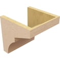 thumbnail image 5 of 10"W x 10"D x 10"H Wide Monterey Rough Cedar Woodgrain TimberThane Corbel, Primed Tan, 5 of 6