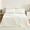 Cream White, variant on TOSMO Pure Linen Sheets Set, 100% French Natural Linen Flax Bedding 4pc Set (King, 1 Flat Sheet, 1 Fitted Sheet, 2 Pillowcases) - Butternut