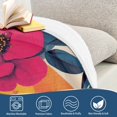 thumbnail image 4 of Yayeee Throw Blanket for Couch Soft Warm 50" x 60" Sofa Chair Bed Decoration, Flowers Pattern Style, 4 of 7