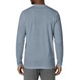 thumbnail image 3 of GrmtClth Outdoor Sport Crew Neck Long Sleeve Tops for Men, Solid Plain Loose Fit Casual All Season Workout Pullover Shirts Dark Gray S, 3 of 4
