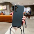thumbnail image 3 of Funda con correa cruzada para Samsung Galaxy, carcasa trasera de TPU suave de silicona, S24, S23, S22 Ultra, S21, S20 FE, S10, S9, S8 Plus, Note 20, 3 of 4