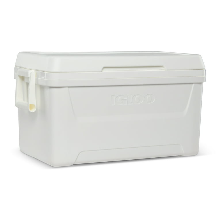 Igloo 48 QT Laguna Hard Sided Ice Chest Cooler - White