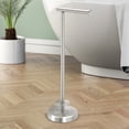 thumbnail image 3 of Gatco 1448SN Latitude II 22" Standing Tissue Holder with Storage, Satin Nickel, 3 of 5