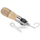 thumbnail image 2 of Leather Sewing Kit With 2 Needles Manual Stitcher With Wooden Handle Awl Needle Tool, 2 of 5