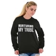 thumbnail image 3 of Mothers Love Nurturing My Tribe Cute Women Plus Size Crewneck Sweatshirt Brisco Brands 5X, 3 of 5