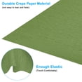 thumbnail image 3 of Uxcell 8.2ft Crepe Paper Roll, 1 Roll 20" Width Paper Streamer Sheet for Craft Flower Making Decoration, Dark Green, 3 of 6