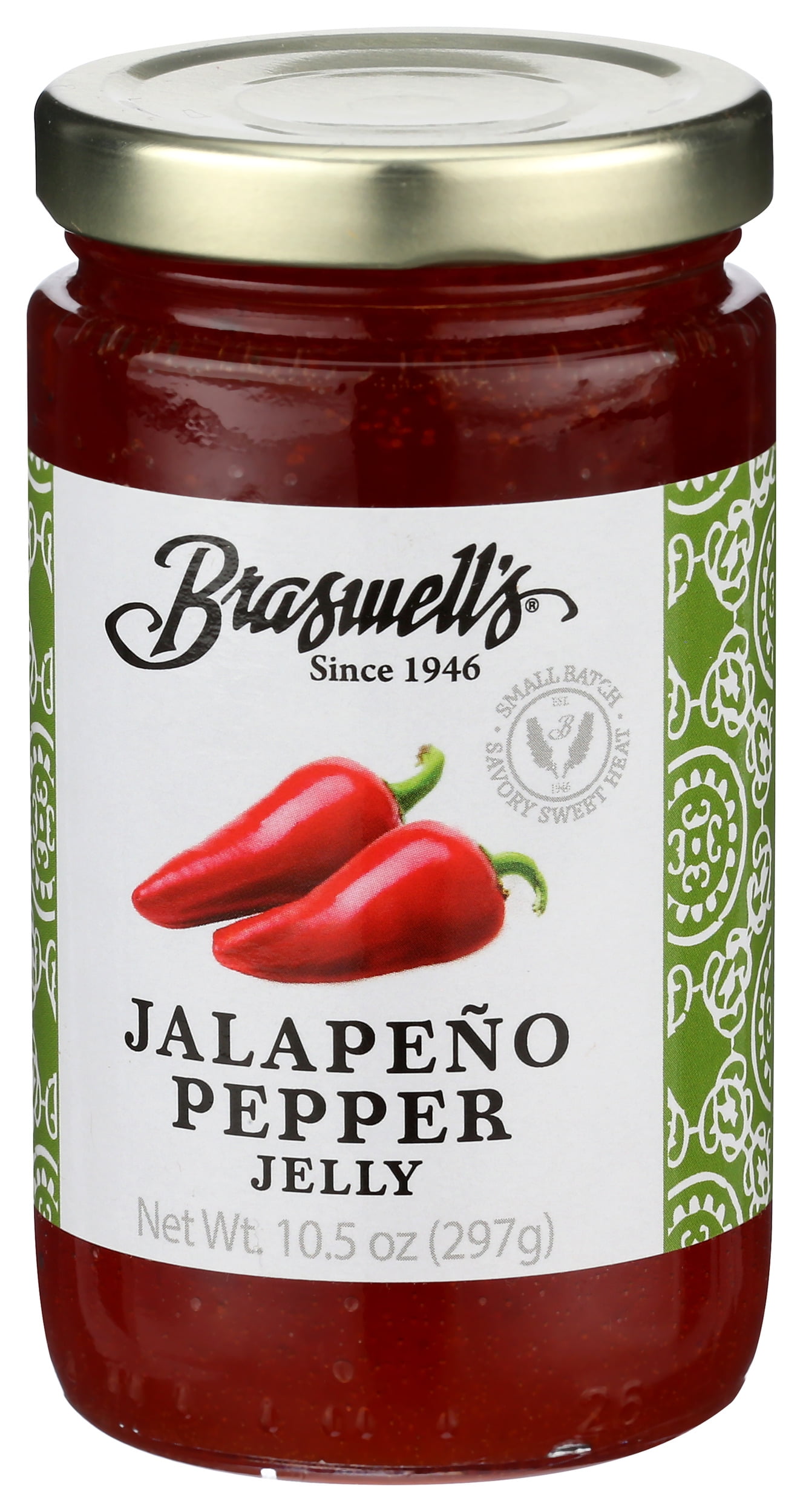 (6 pack) Braswell's, Jelly Hot Jalapeno Pepper 10.5 Ounce