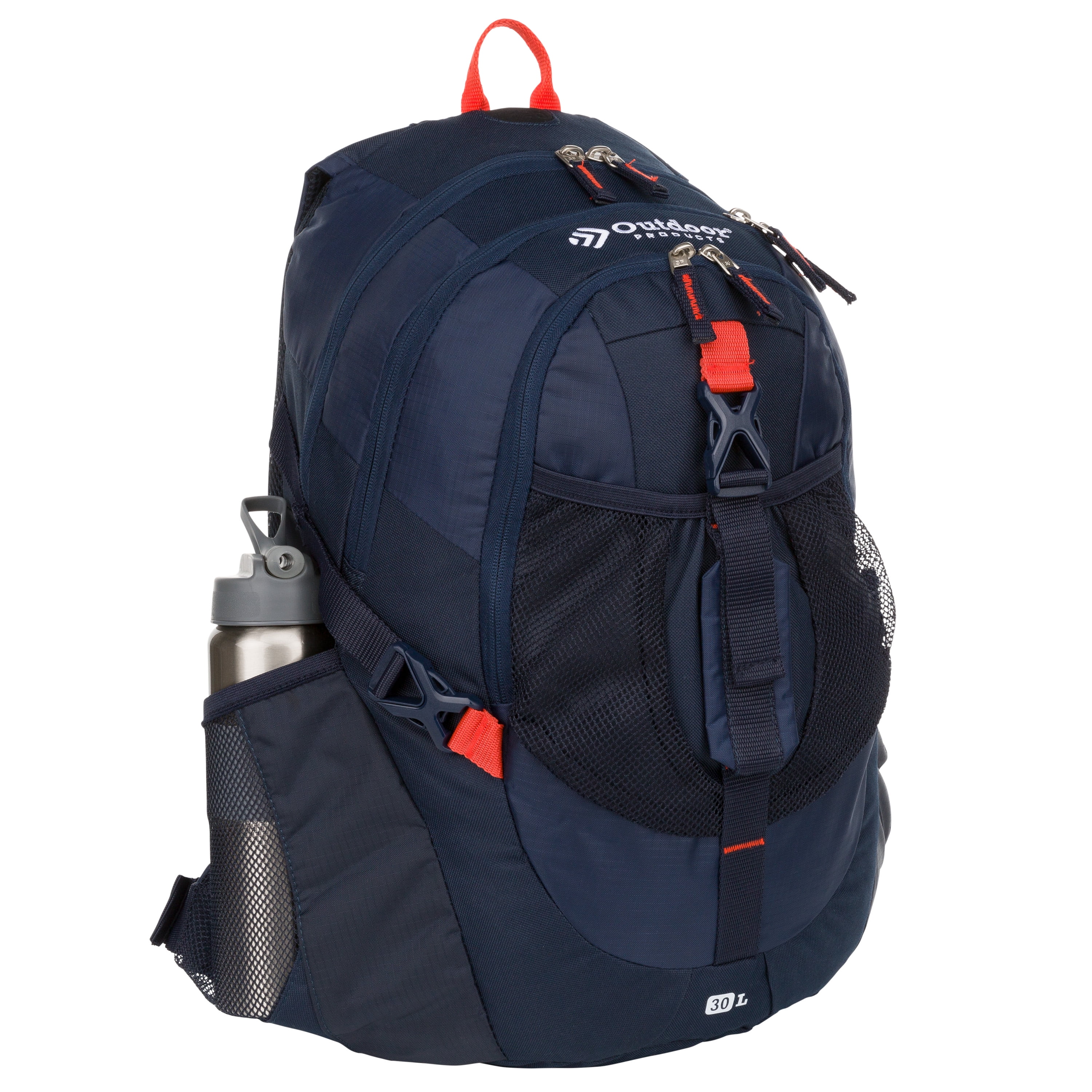 Outdoor Products Vortex 30 Ltr Backpack with Bottle, Blue, Unisex