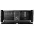 thumbnail image 2 of iStarUSA D-416 Black Material of Front Bezel	: Aluminum
Material of Handle: Aluminum
Material of Main Chassis: Galvanized Steel 4U Rackmount Compact Stylish Chassis 6 External 5.25" Drive Bays, 2 of 6