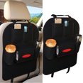 thumbnail image 4 of Auto Storage Pouch Car Back Seat Storage Bag Multi-Pocket Holder for Organizing (Black), 4 of 8