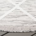 thumbnail image 4 of SAFAVIEH Cabana Dusko Diamond Indoor/Outdoor Area Rug, Ivory/Grey, 6'5" x 6'5" Round, 4 of 14