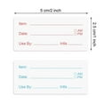 thumbnail image 5 of Rongfmy 500Pcs Food Freezer Labels Easy Clean Self-Adhesive Stickers for Food Containers 500pcs Adhesive stickers, 5 of 5