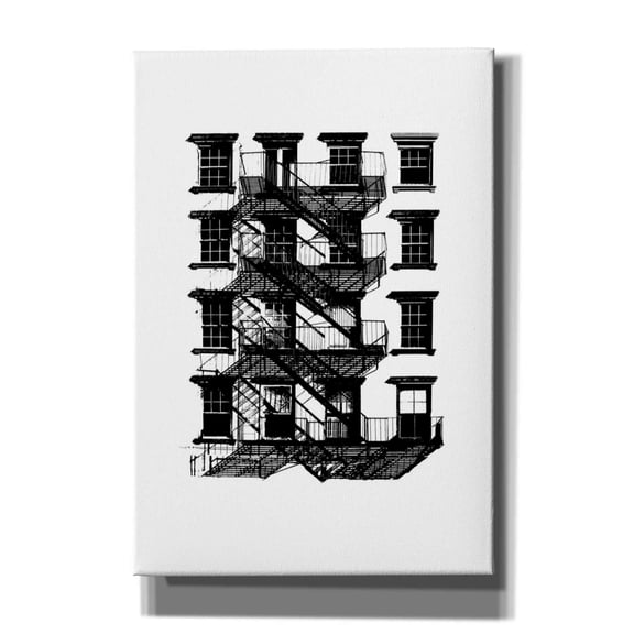 Epic Graffiti 'NYC in Pure BandW IX' by Jeff Pica, Canvas Wall Art, 18"x26"