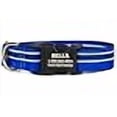thumbnail image 3 of If It Barks Personalized 1" Striped Dog Collar - Engraved Name - Custom Size, Blueberry, 3 of 4