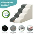 thumbnail image 3 of PetSafe Curved Dog Stairs – Foam Ramp for Small Pets, Non-Slip Ladder for Bed & Sofa with Waterproof Cover, 3 of 5
