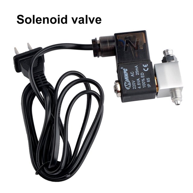 Régulateur de CO2 pour Aquarium Kit de Solénoïde Magnétique Valve de Contrôle Accessoires de Réservoir de Poissons Système de Contrôle de CO2 Générateur de Réacteur, Installation Facile