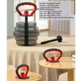 thumbnail image 4 of Home Gym Weightlifting Accessories, Adjustable Kettlebell Handle Weight Training Set Of 3 Muscle Training Easy To Use Secure  For Home Fitness, 4 of 8