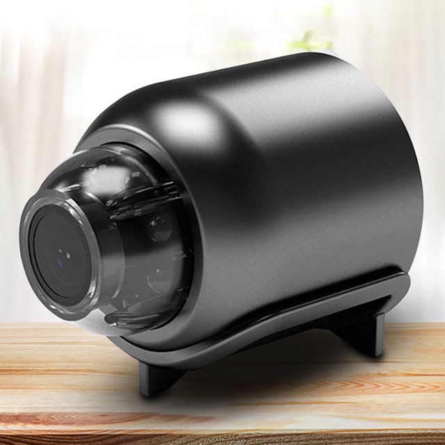 Mini cámara gran angular de 140 grados, cámara WiFi, cámara de vigilancia de reproducción de vídeo Hugtrwg Para estrenar