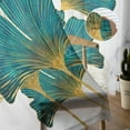 thumbnail image 6 of Luxury Tulle Curtains Marble Ginkgo Biloba Living Room Kitchen Chiffon Curtain Youth Bedroom Sheer Floor Valance Curtain, 6 of 7